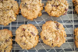 Raisin Pecan Oatmeal Cookies -6