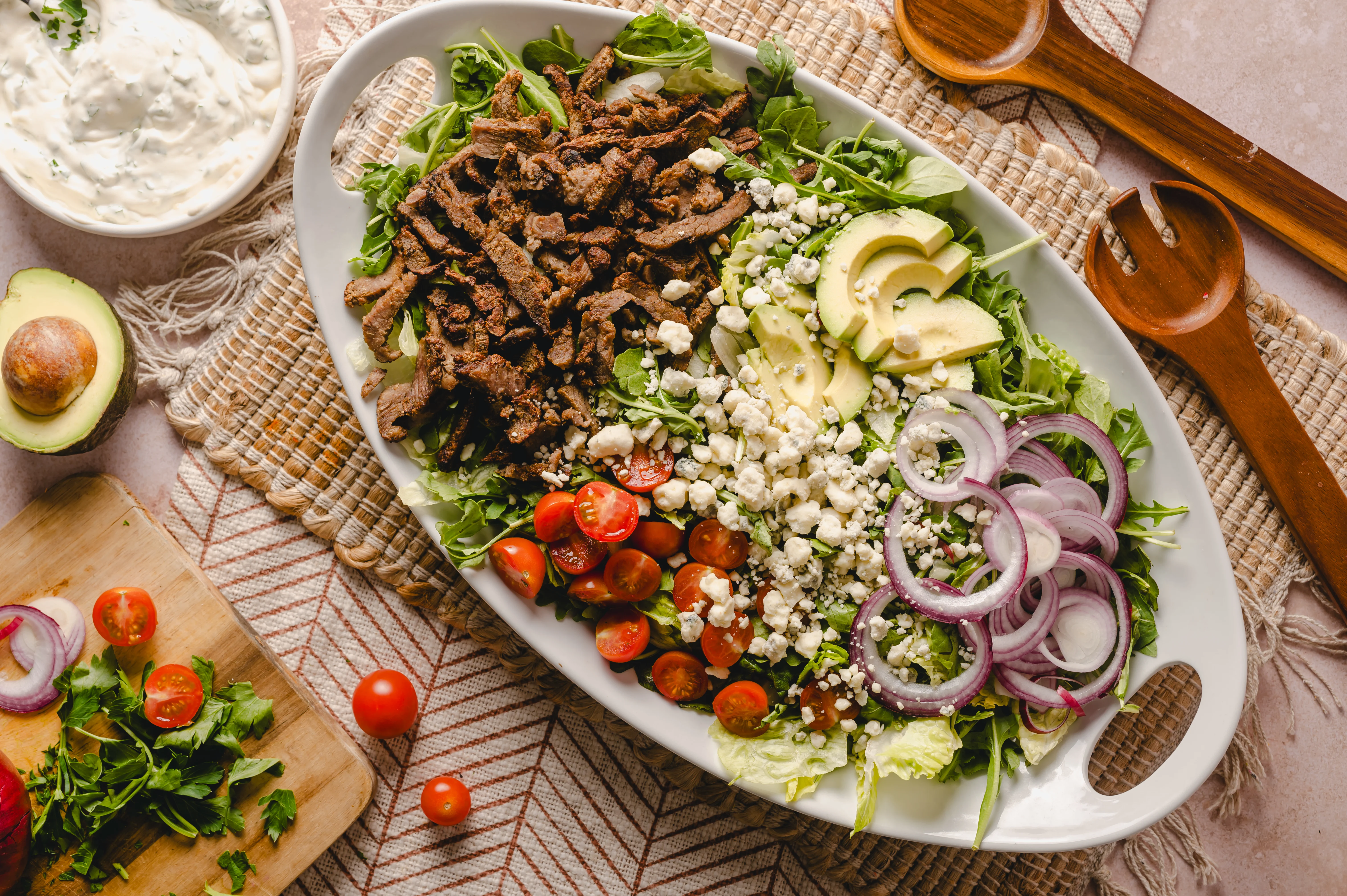 Yummy Steak Salad | Cooking Professionally