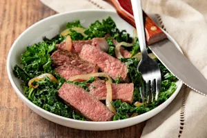 Skinny Steak and Kale