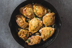 Cast-Iron Chicken Thighs
