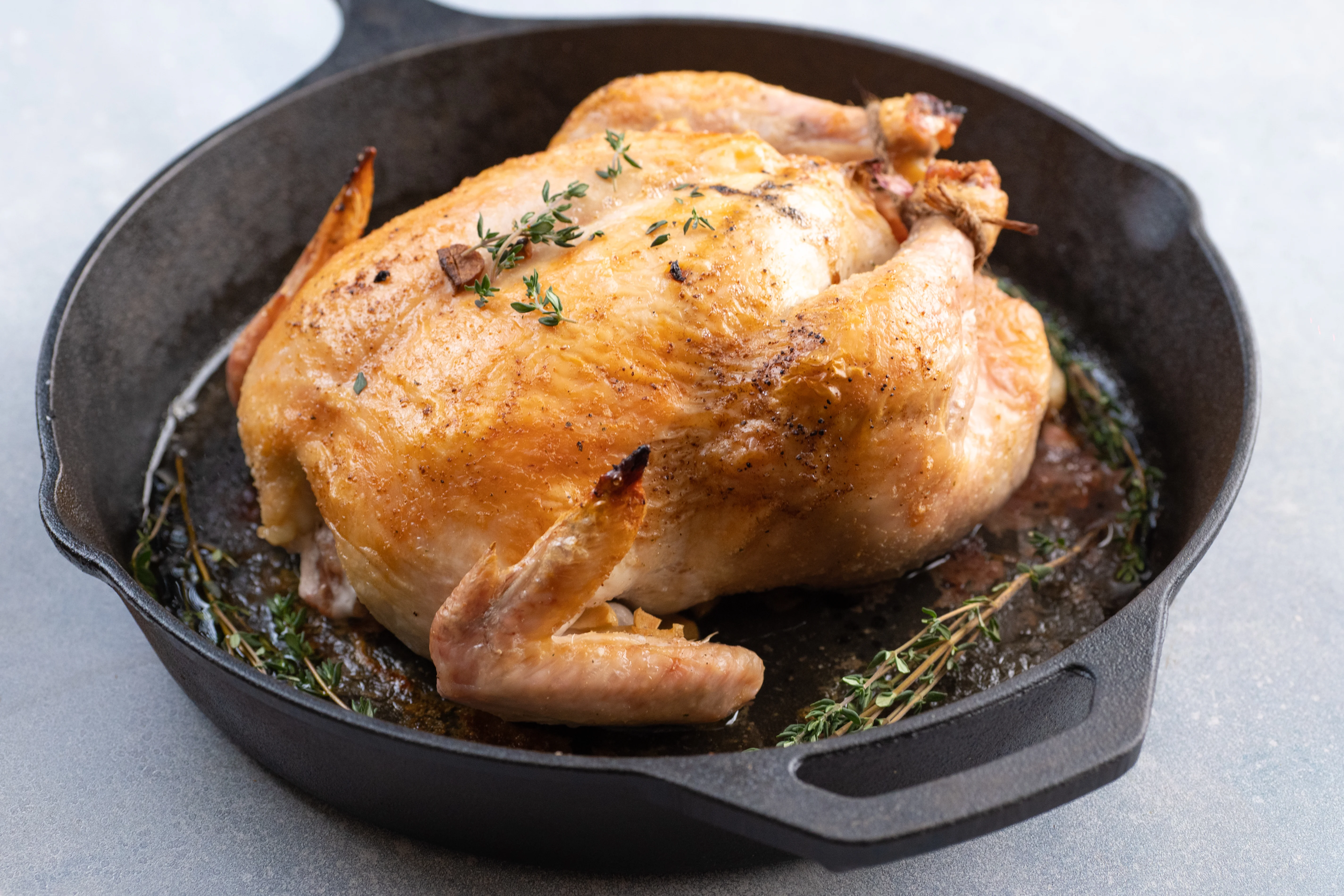 Garlic-Butter Roast Chicken | Cooking Professionally
