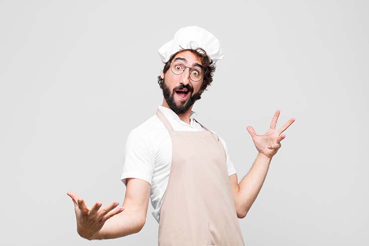  What did the chef say when he made five great dishes in a row? image