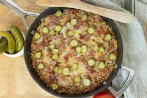 Easy Loaded Cheeseburger Rice