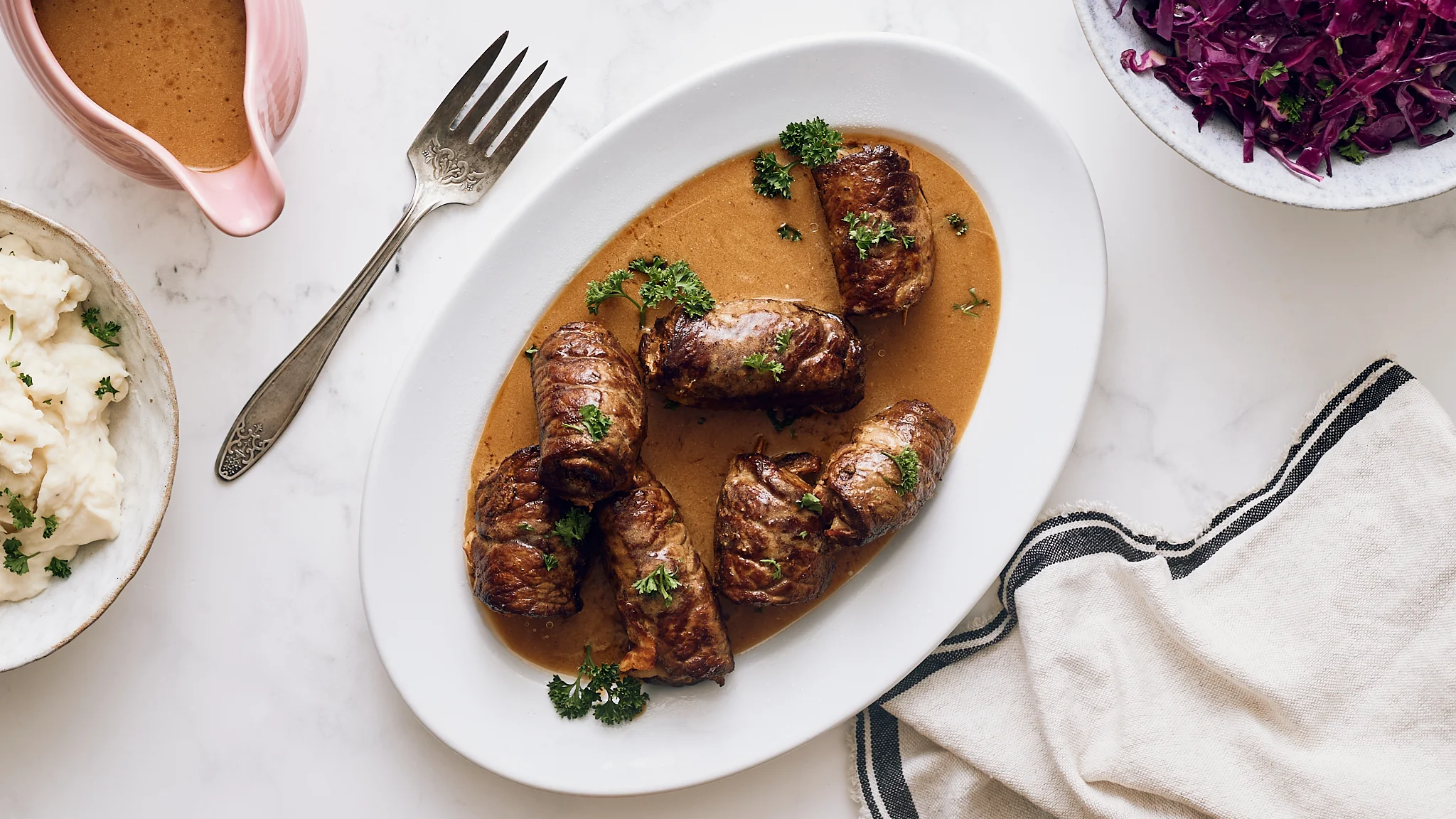 Beefy German Rouladen | Lazy Cooking