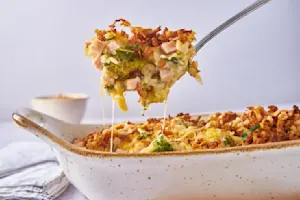 Ham and Broccoli Orzo Casserole 04