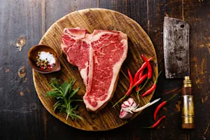 What do you call meat that is cooked incorrectly? image