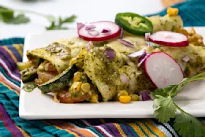 Summer Shrimp Enchiladas