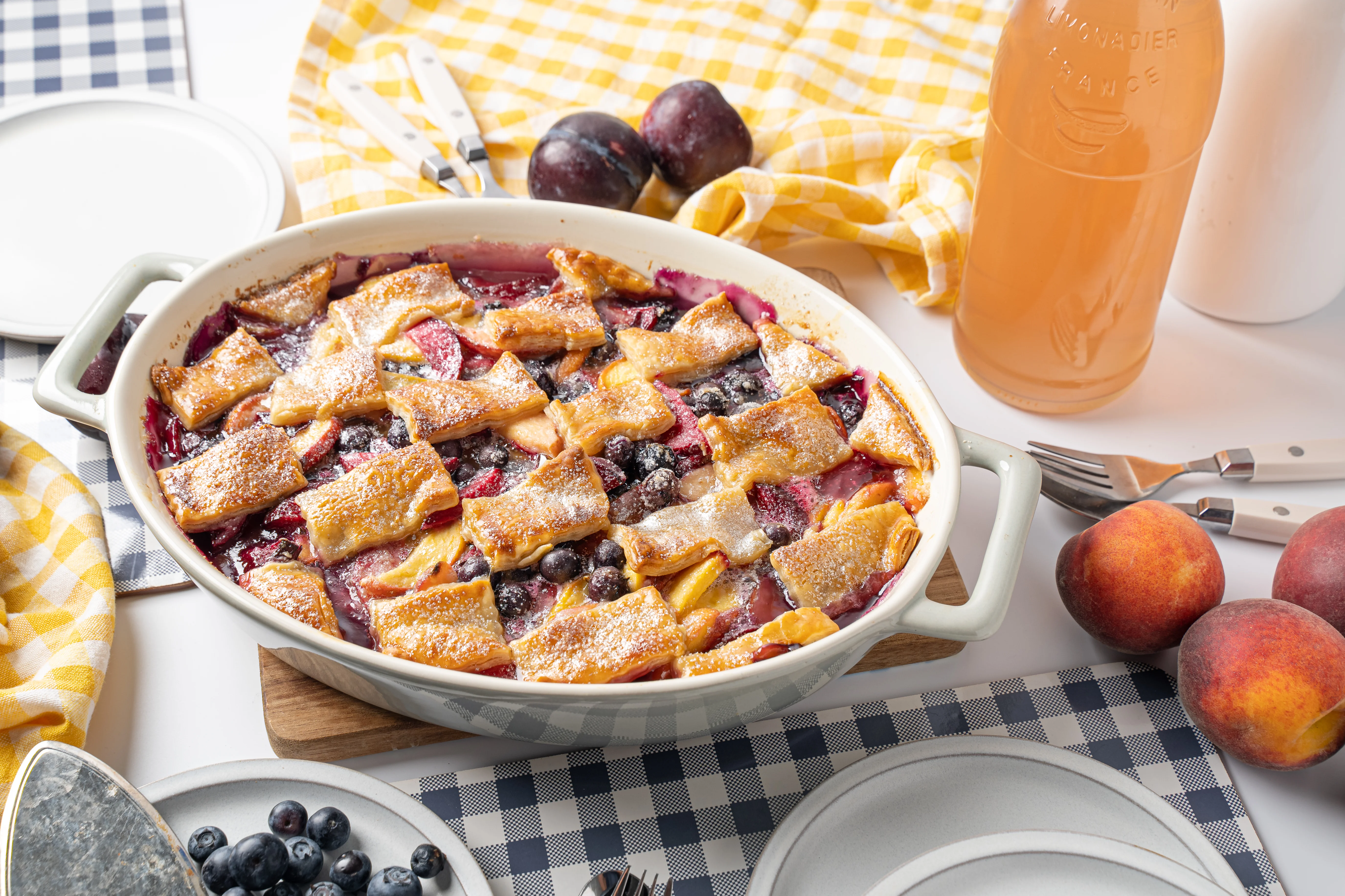 Summer Patchwork Cobbler | Cooking Professionally