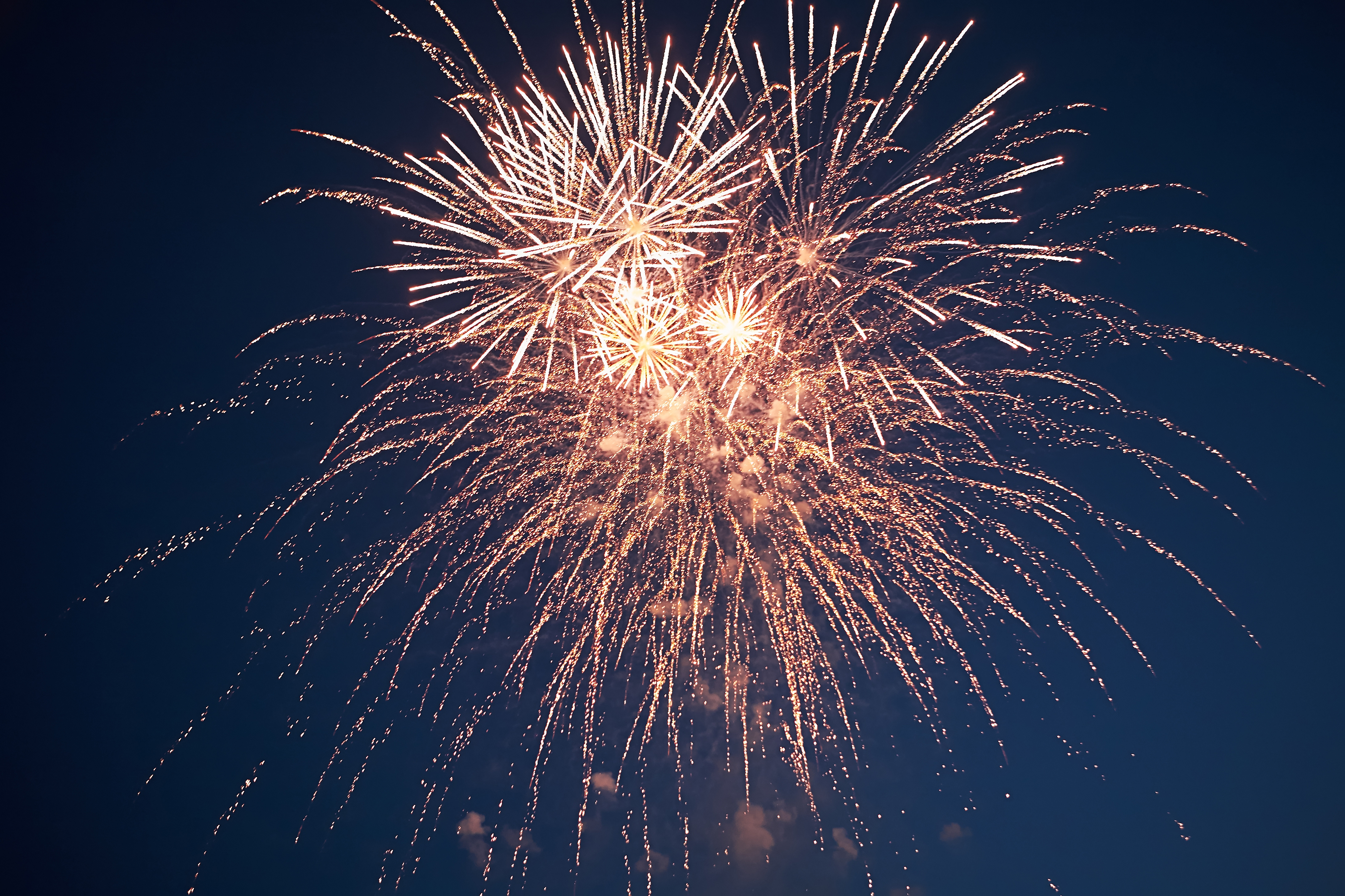 What did President Hoover say the first time he saw fireworks? image
