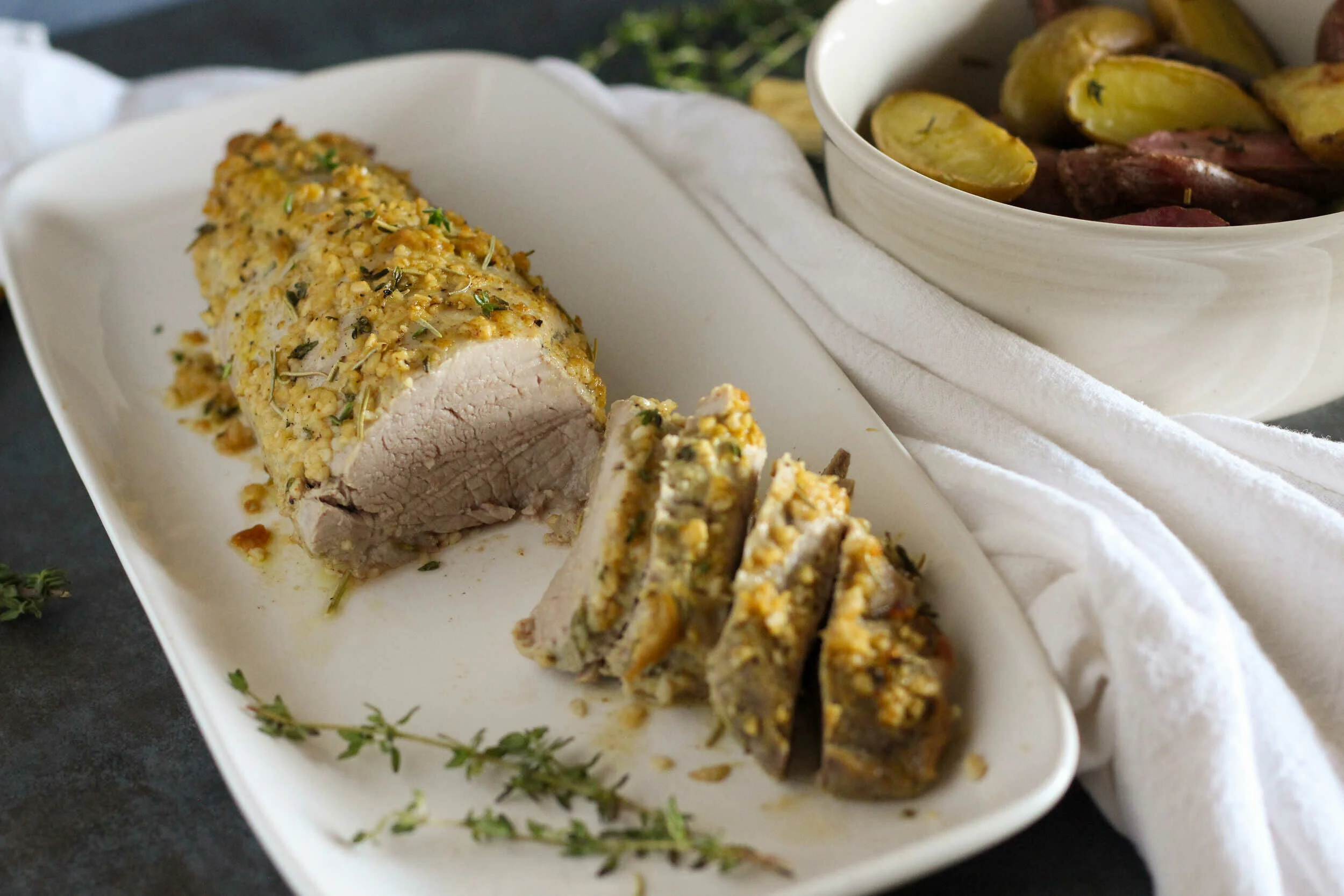 Herb Crusted Pork Tenderloin | Mama's Cooking