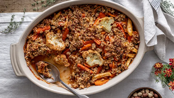 Harvest Hazelnut Casserole