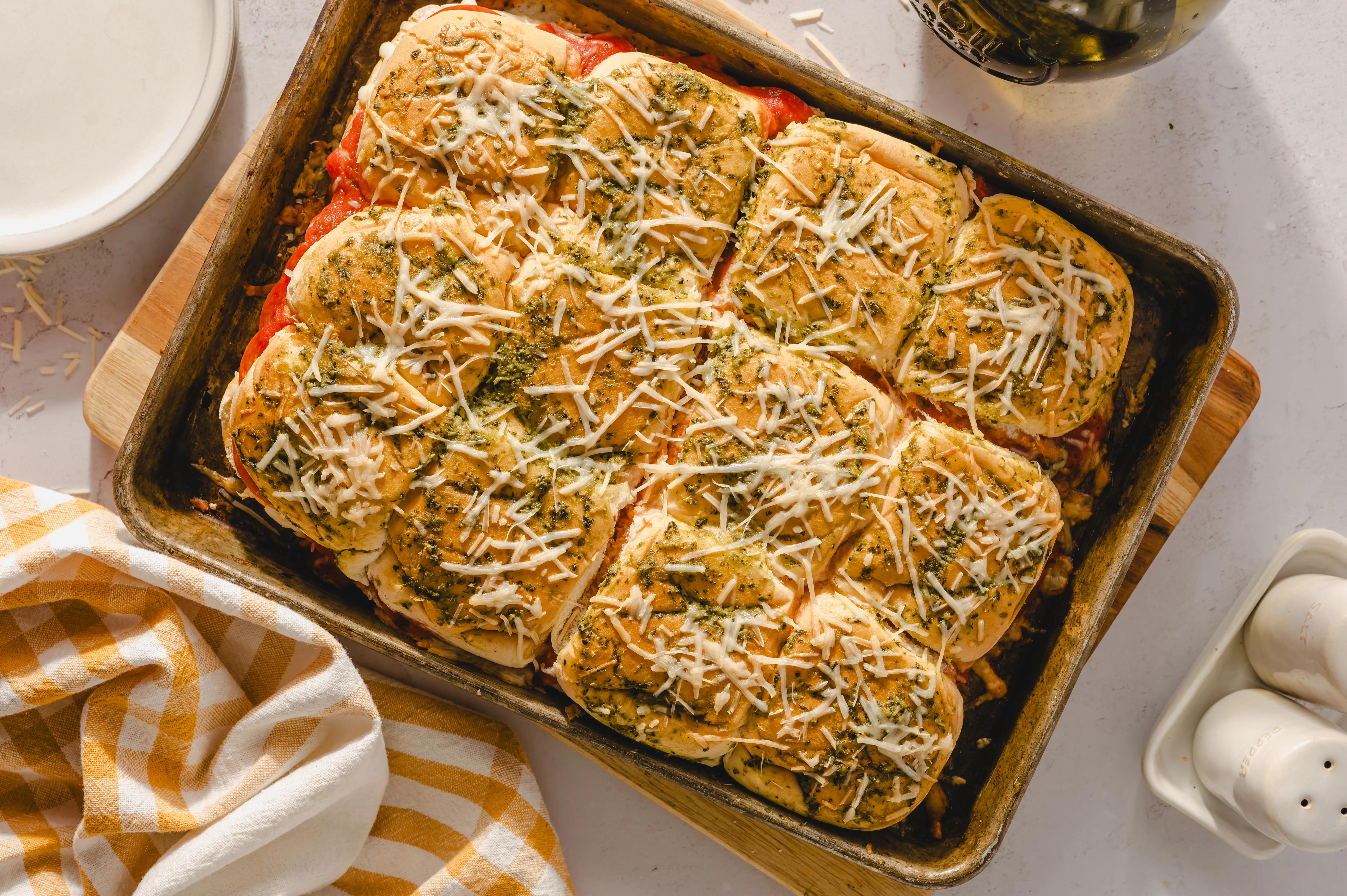 Touchdown Pizza Sliders | Mama's Cooking