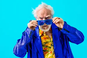 What do you call Grandpa when he's in a bad mood at the beach? image