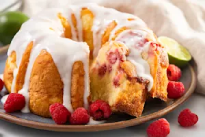 Raspberry Surprise Cake