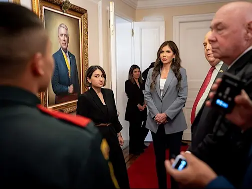 DHS Secretary Kristi Noem Travels to Colombia on March 27, 2025 - 1