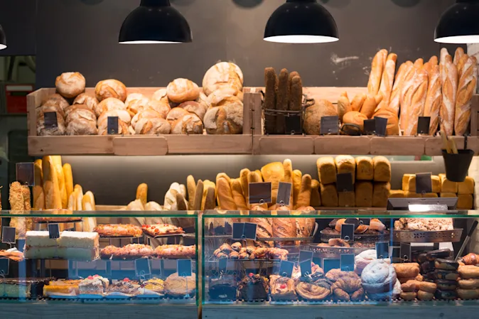 What kind of dog works at a bakery? image