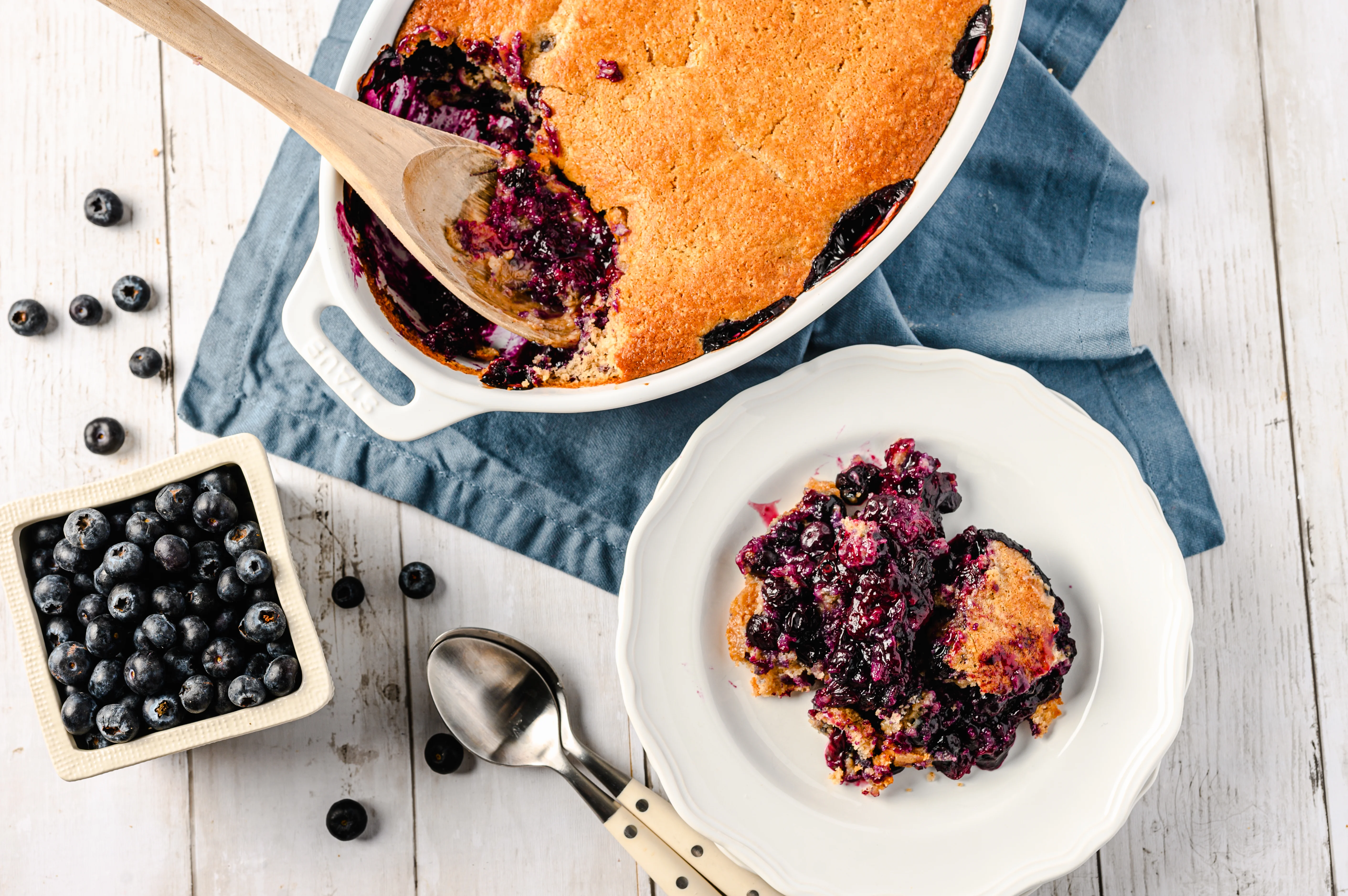 Blueberry Smile Cobbler | Cooking Professionally