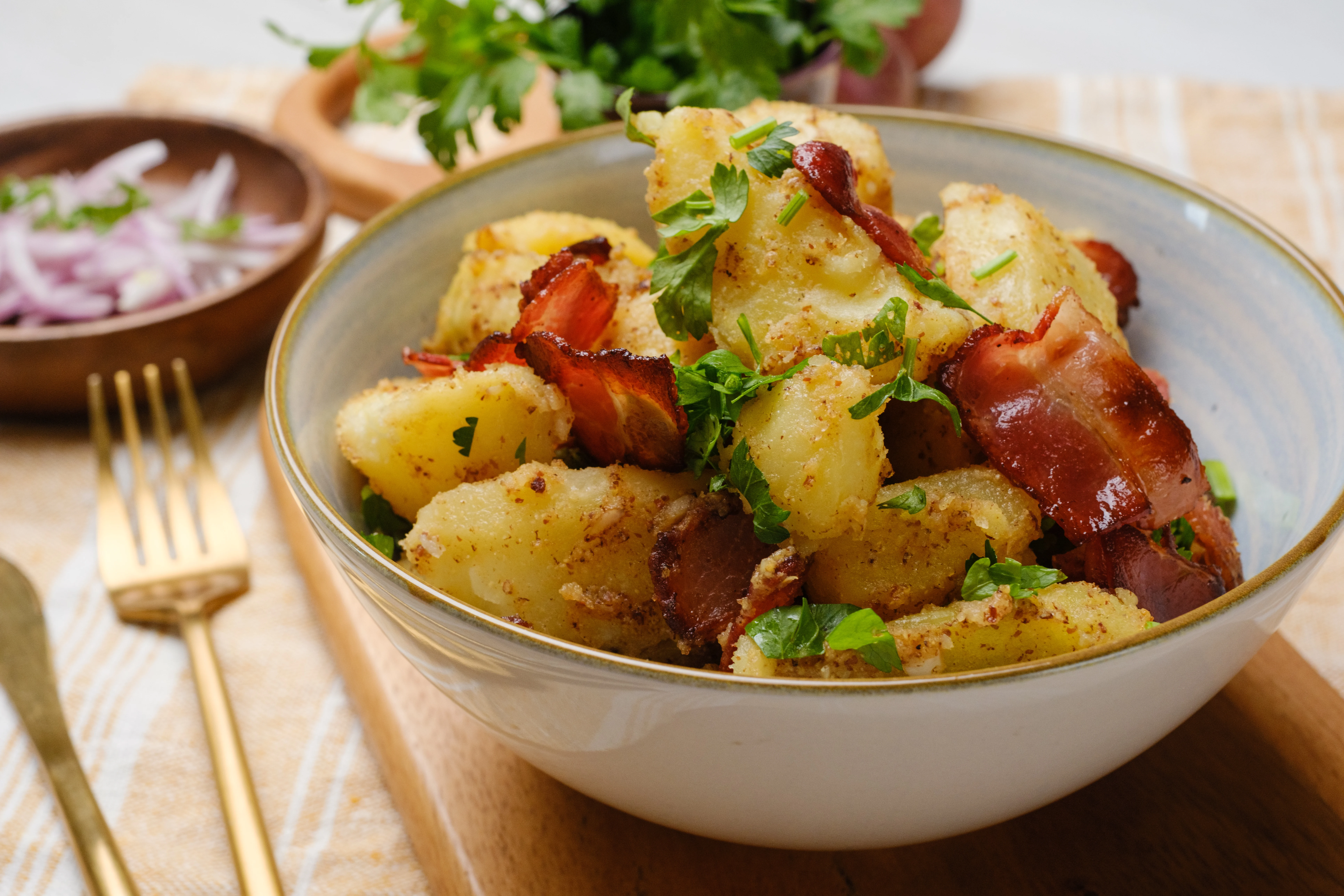 German Hot Potato Salad | Command Cooking