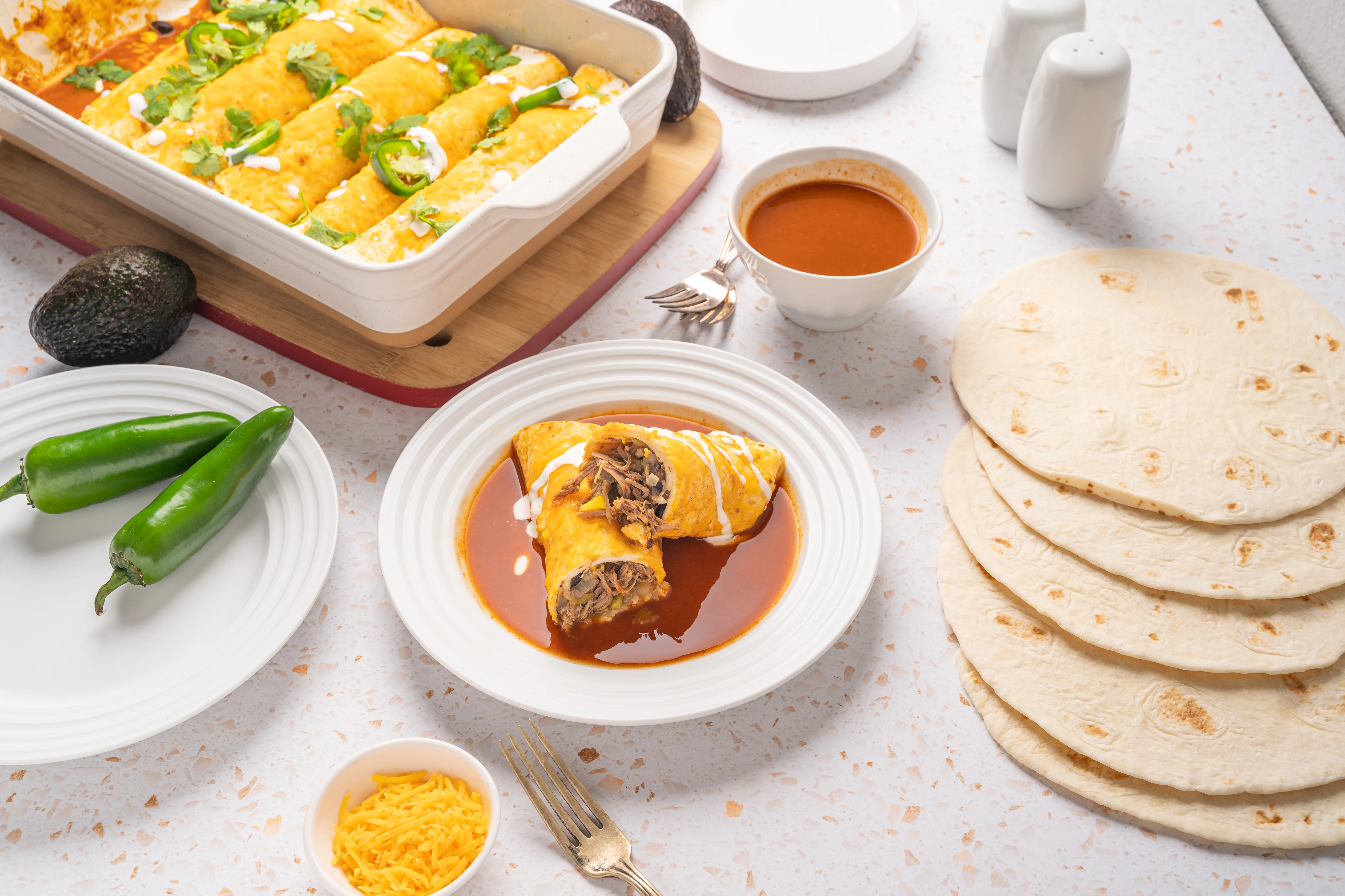 Healthy Chicken Enchiladas | Cooking Professionally