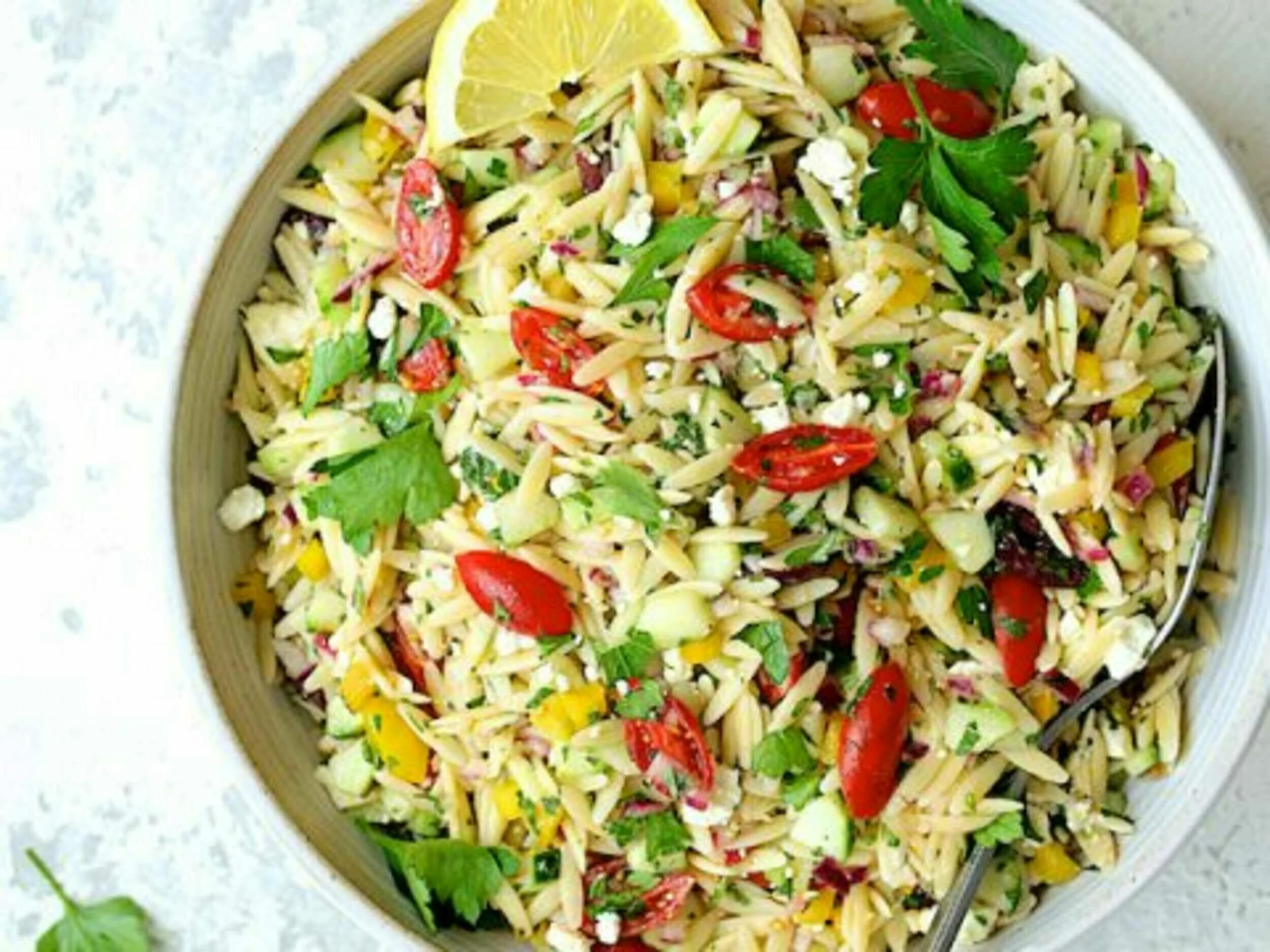 Summer Orzo Pasta Salad | Recipes Direct