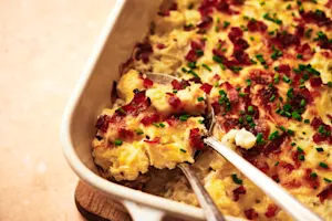 Low-Carb Loaded Cauliflower Casserole 04