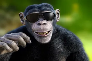 What do you call a monkey that wins a gold medal? image