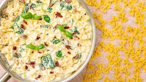 Creamy Bow Tie Pasta 03