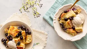 Berry Bread Pudding