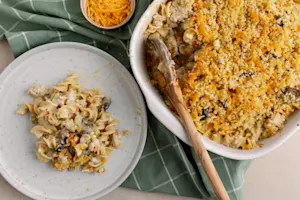 Ground Chicken Noodle Bake