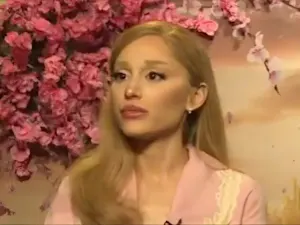 Ariana Grande promoting Wicked 1
