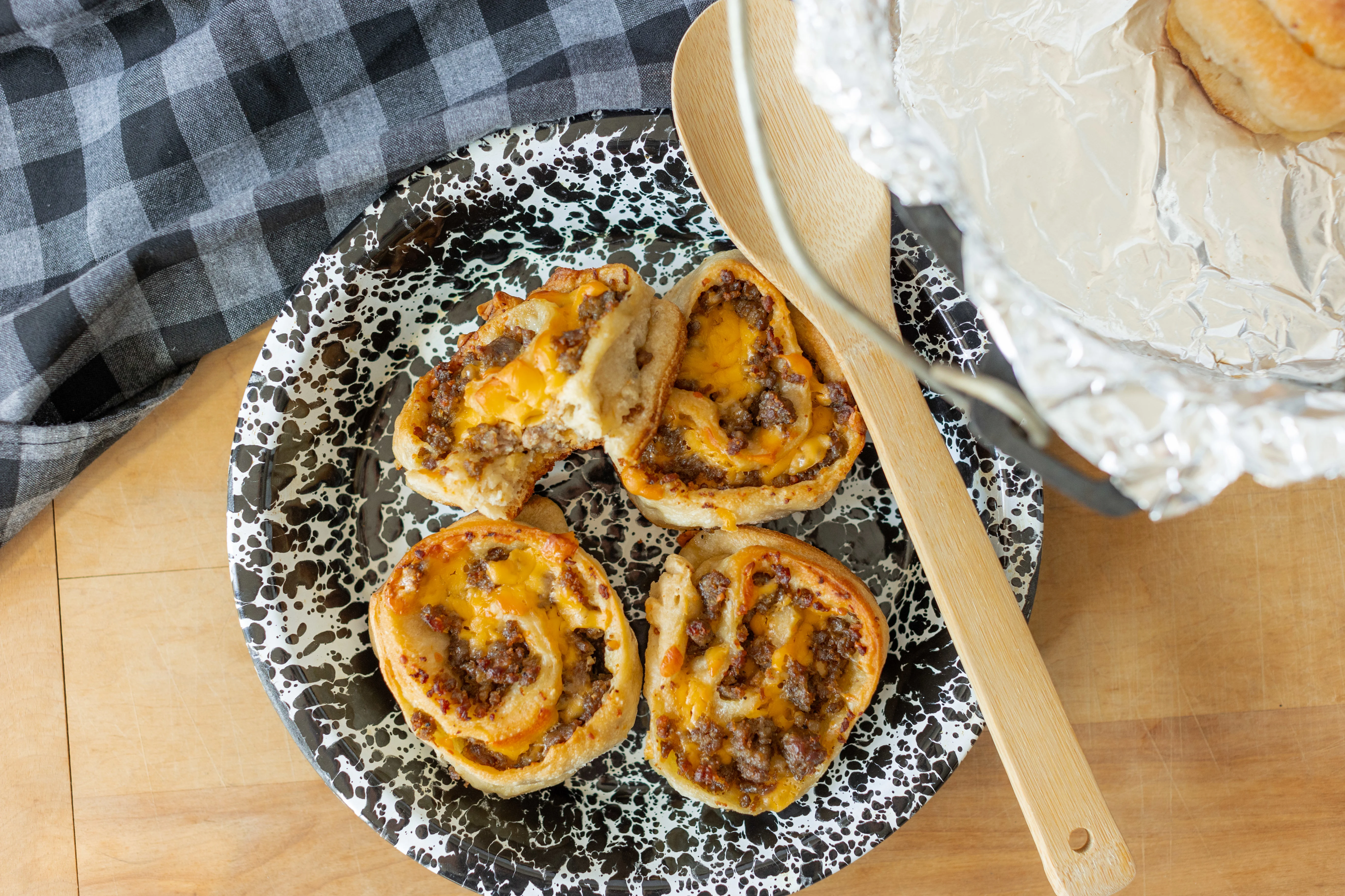 Dutch Oven Breakfast Pinwheels | Holy Recipe