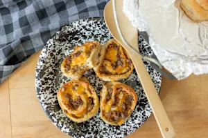 Dutch Oven Breakfast Pinwheels