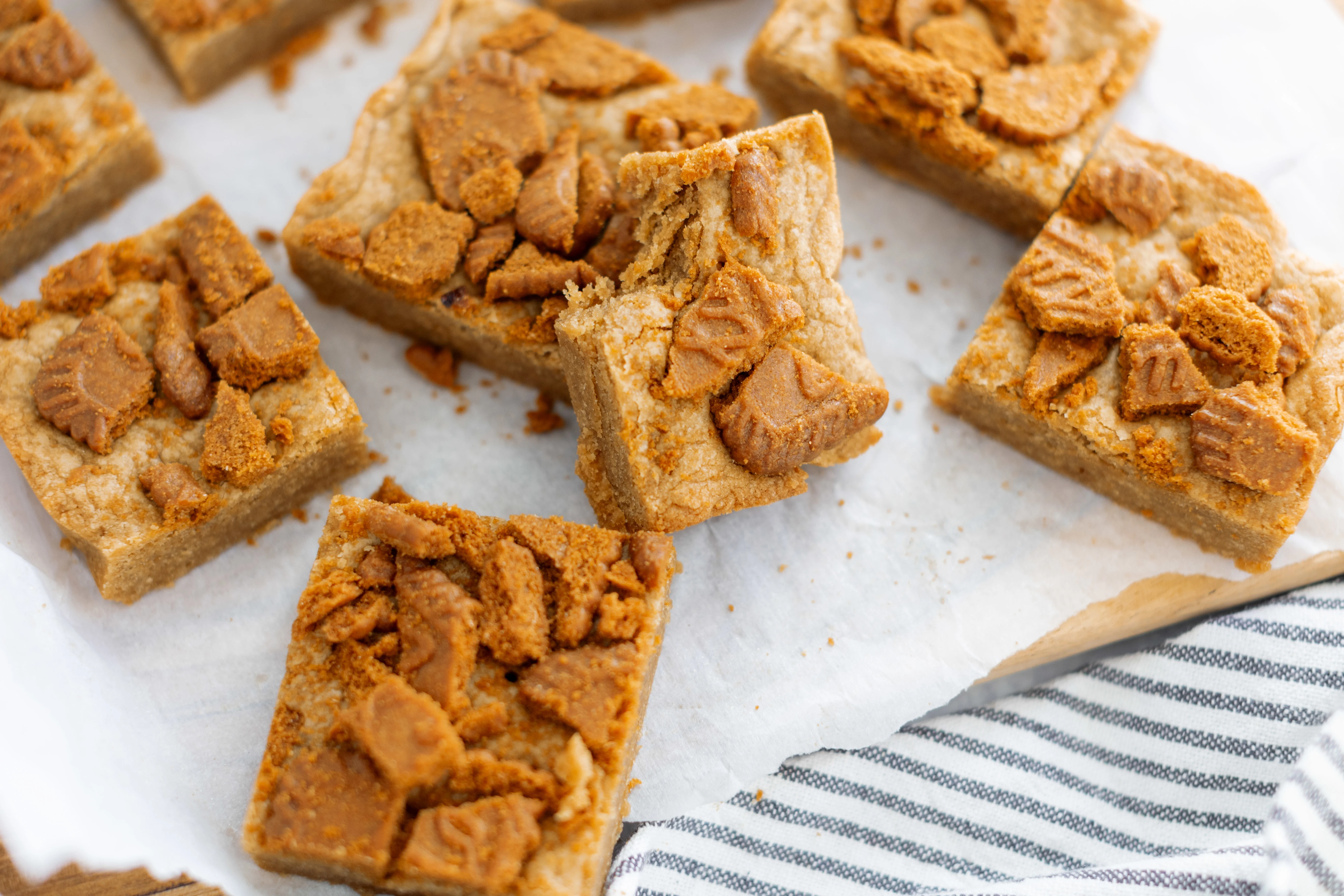 Gooey Cookie Butter Bars | Cooking Professionally
