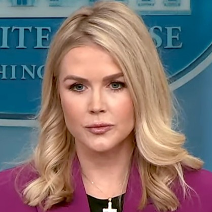 Karoline Leavitt at her first Press Conference