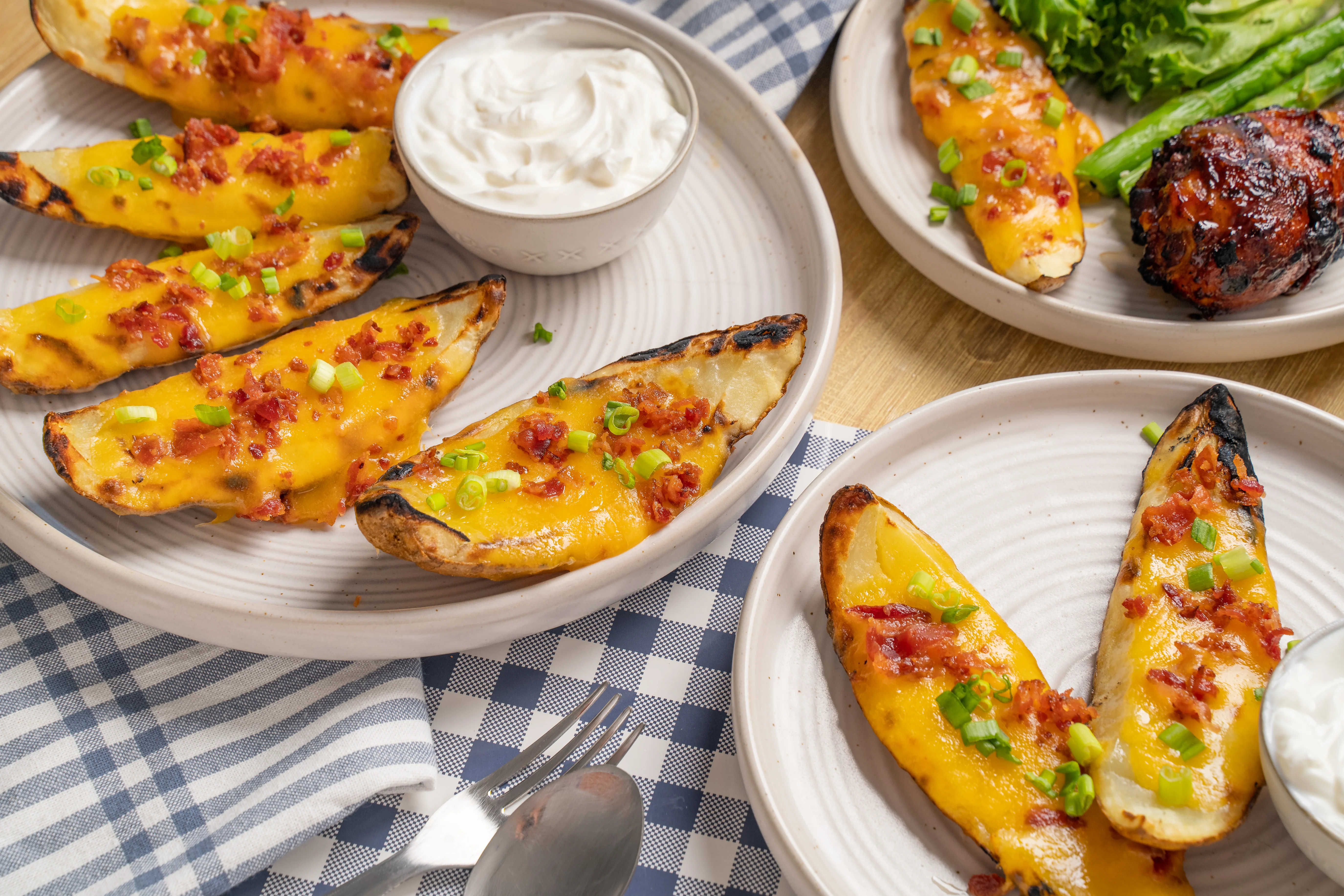 Grilled Potato Skins | Cooking Professionally