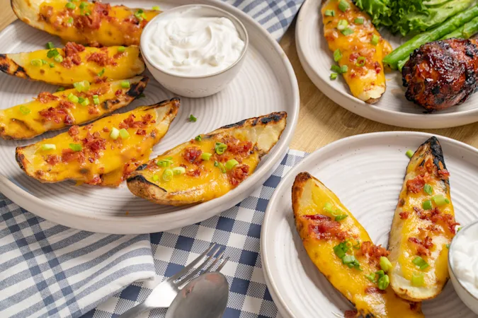 Grilled Potato Skins