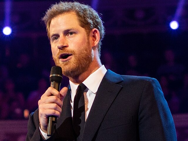 Prince Harry in April 2018 (cropped)