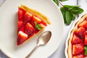 Galentine's Strawberry Tart
