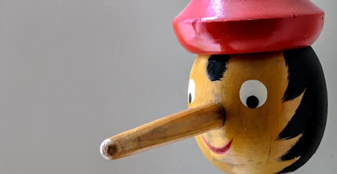 Why did Pinocchio hate his nose? image