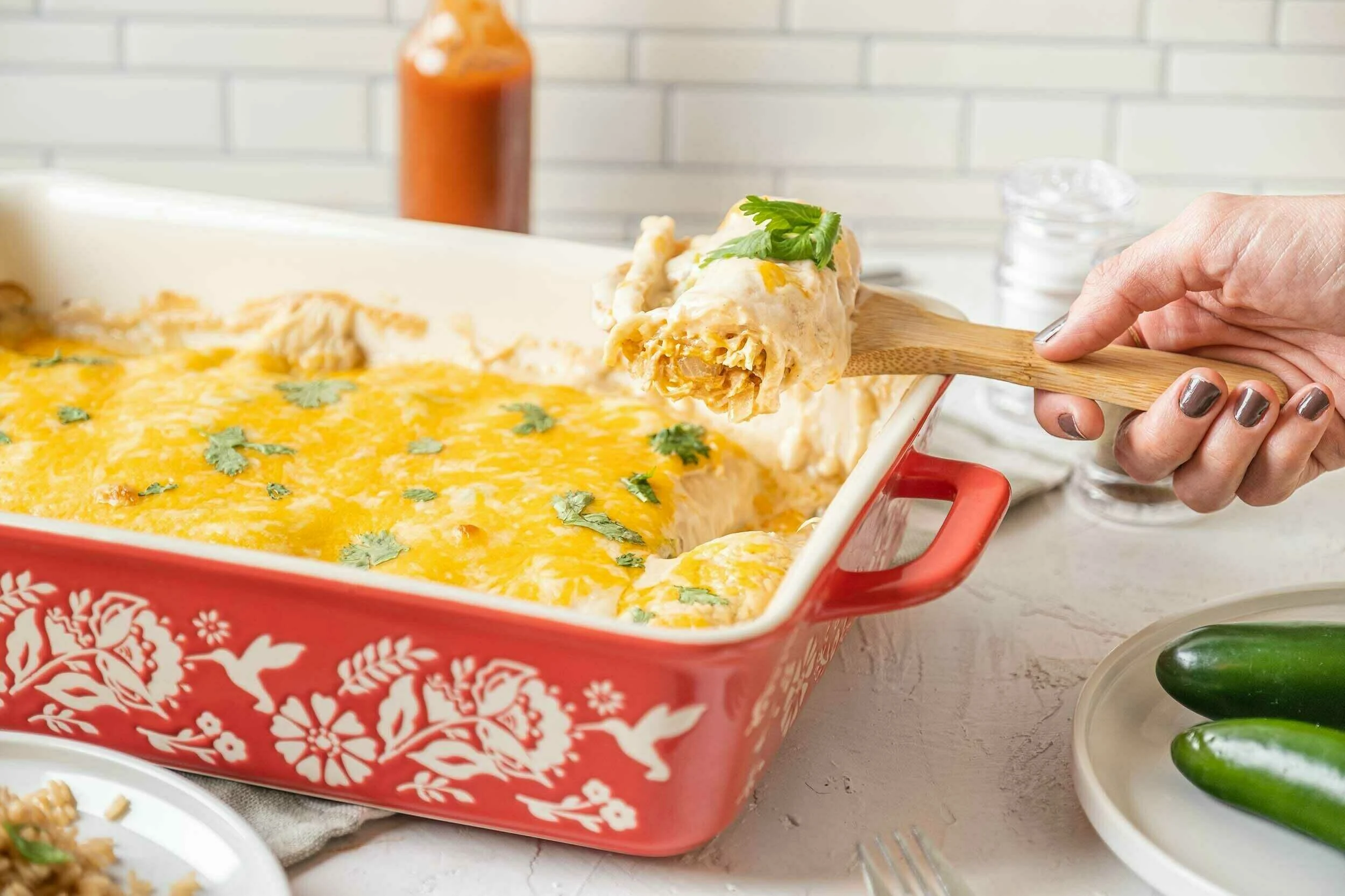 Sour Cream Chicken Enchiladas | Recipes Direct