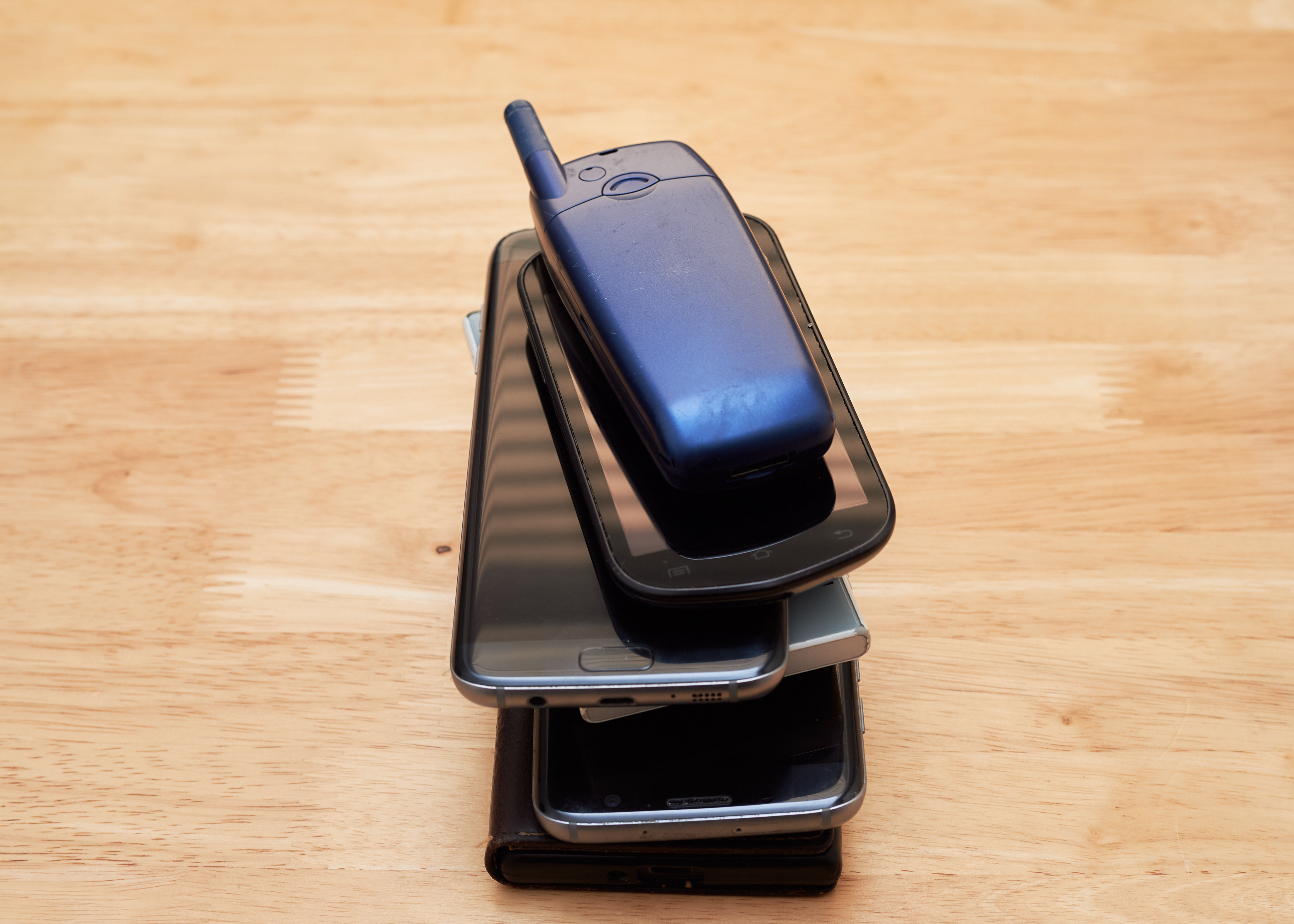 What do you call a bunch of cell phones that are related to each other? image