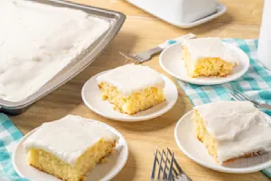 White Texas Sheet Cake