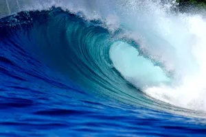 What's the most unpleasant type of wave to swim in? image