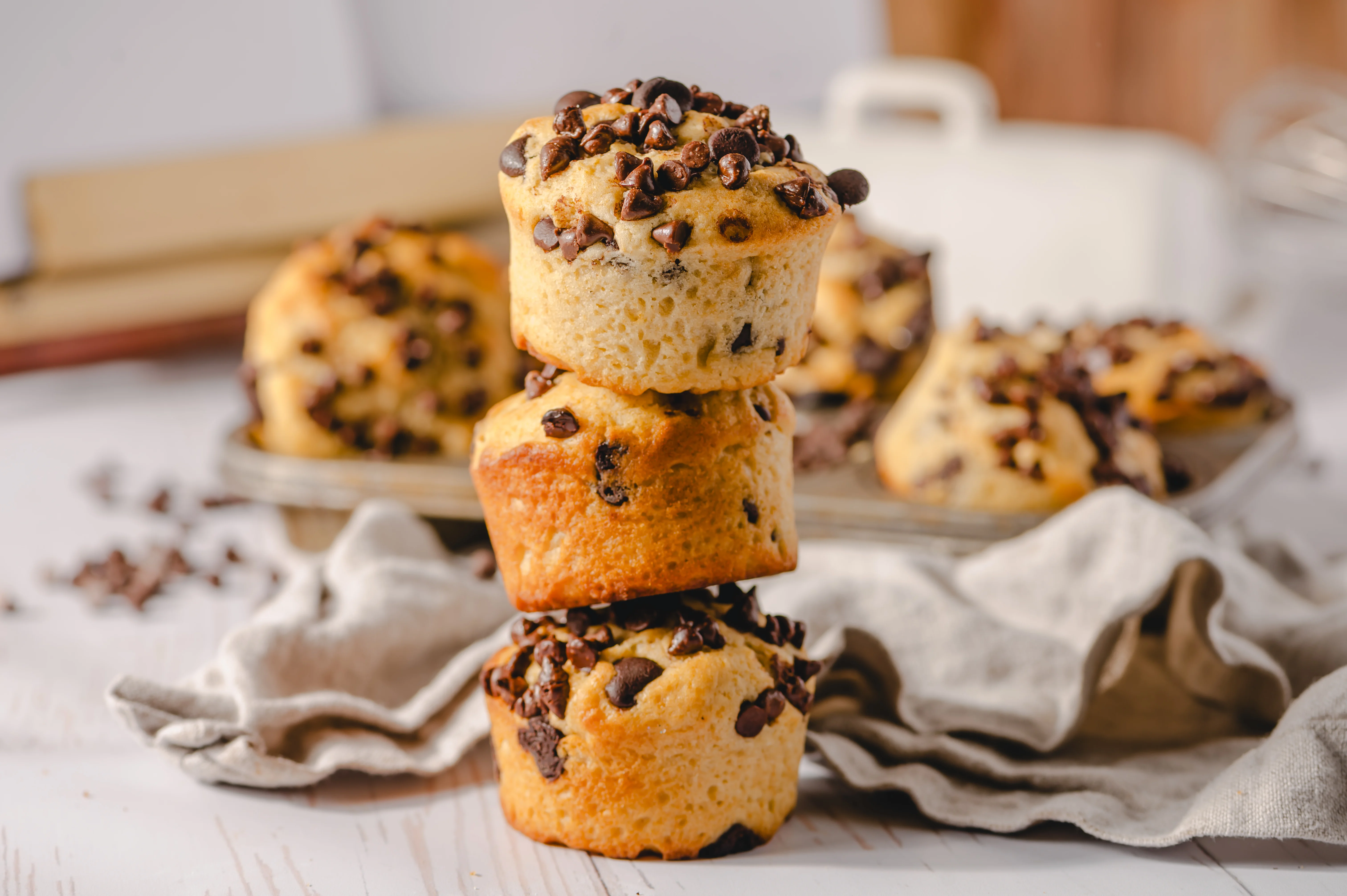 Homestyle Chocolate Chip Muffins | Fussy Kitchen