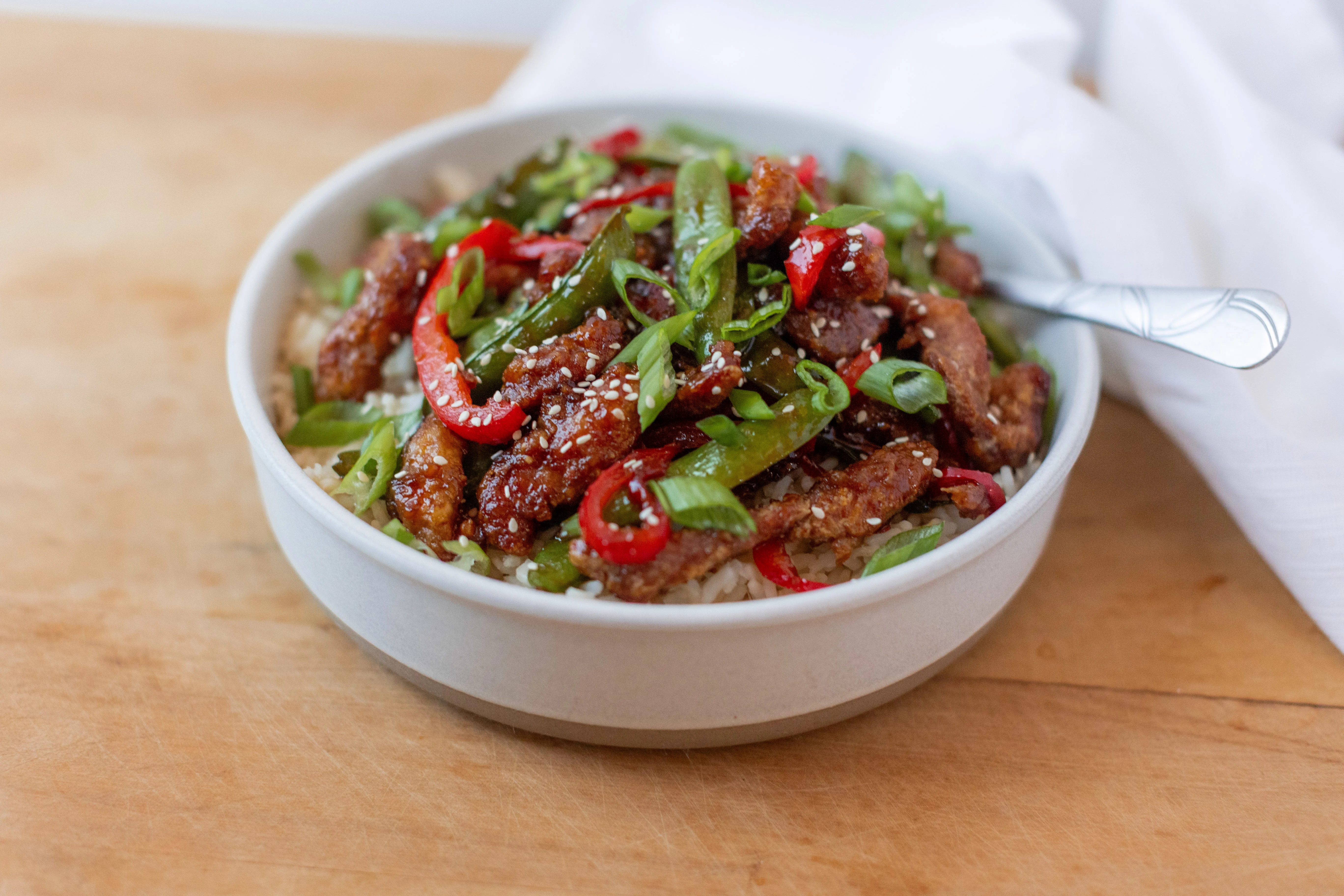 Crispy Pork Stir Fry | Heartland Cooking