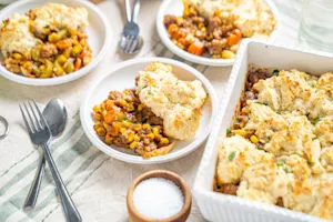 Homestyle Chicken Biscuit Bake