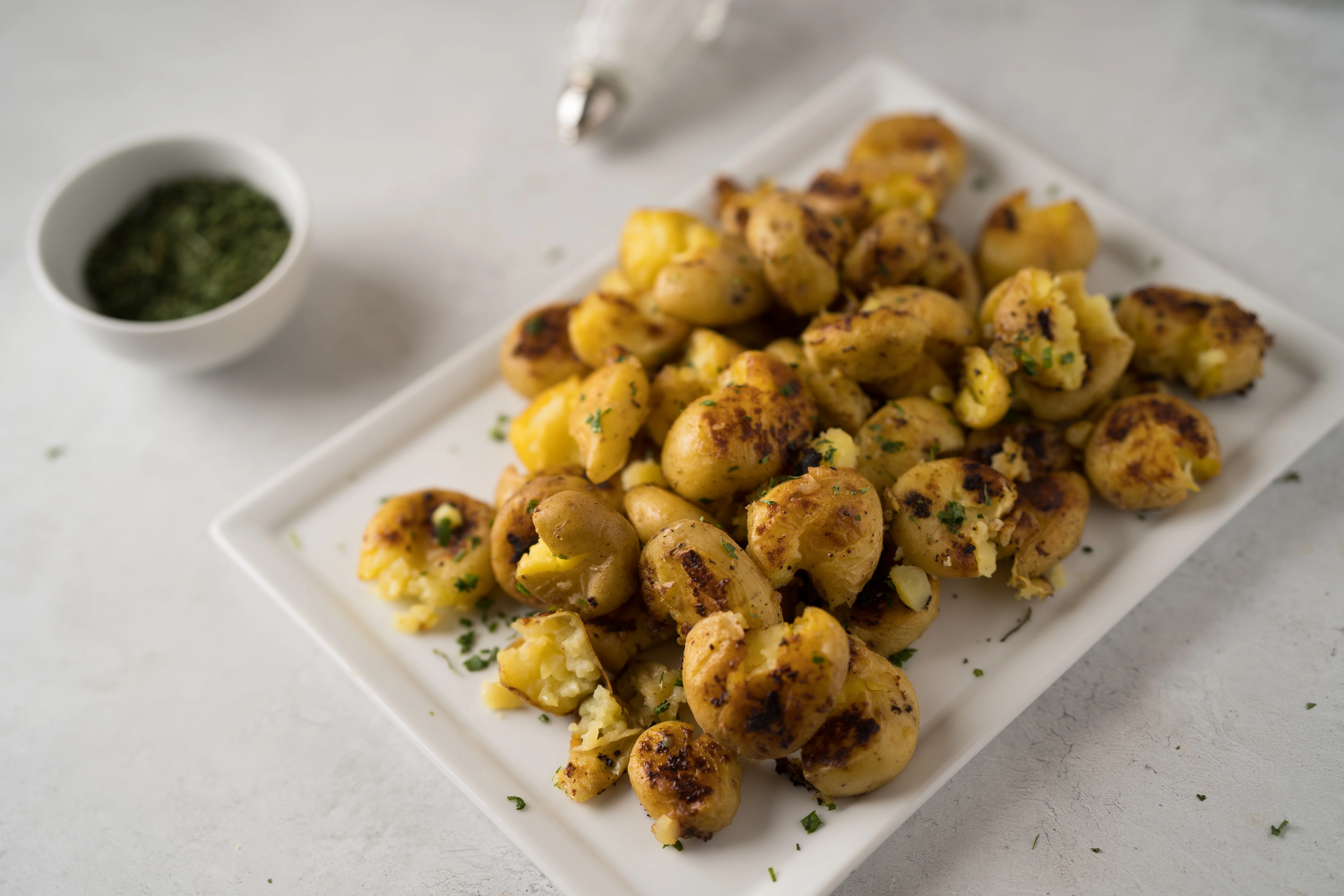 Golden Smashed Potatoes | Cooking Professionally