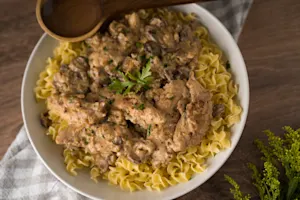 Creamy Chicken Stroganoff