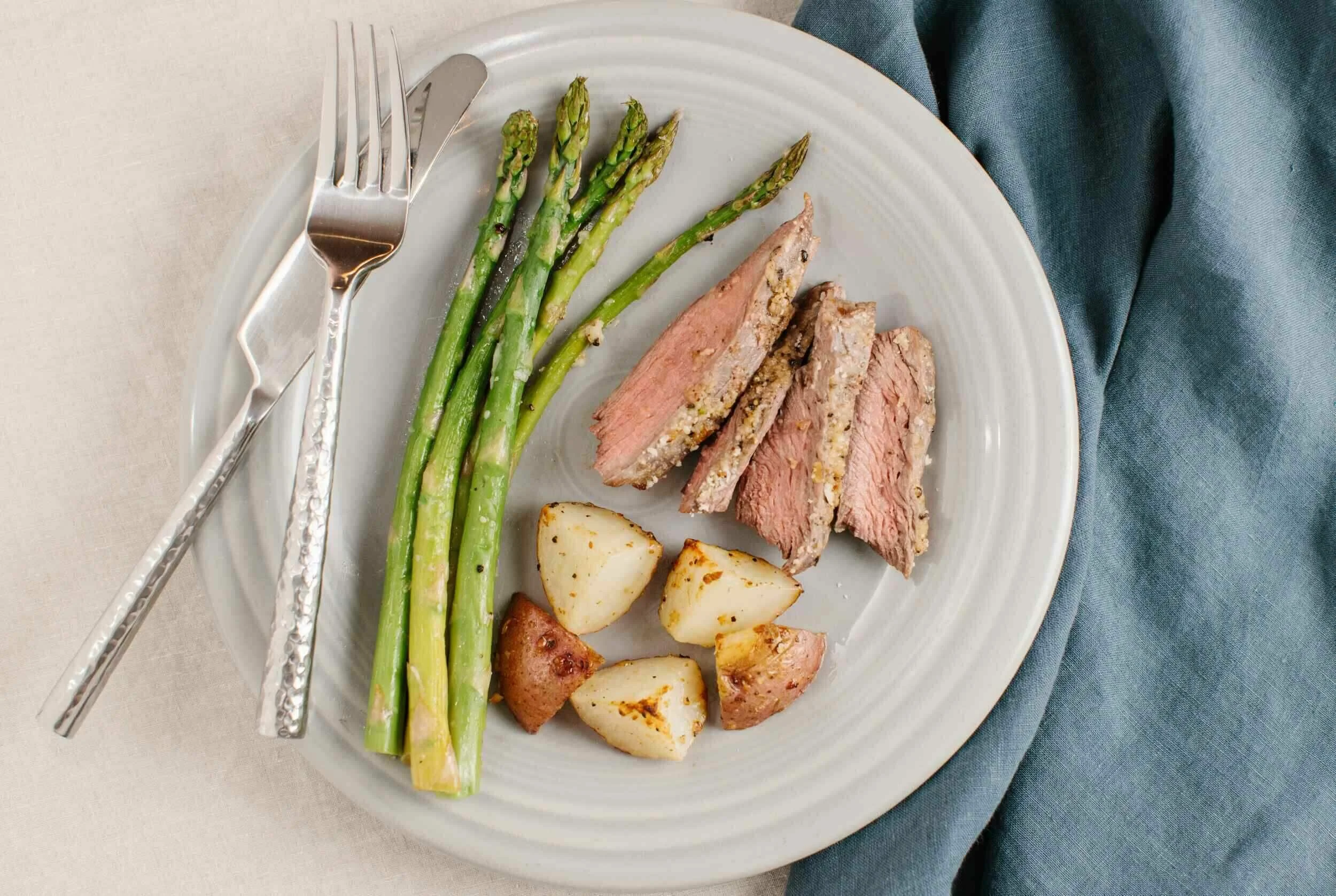 Parmesan-Crusted Steak & Potato Dinner | Cooking Professionally