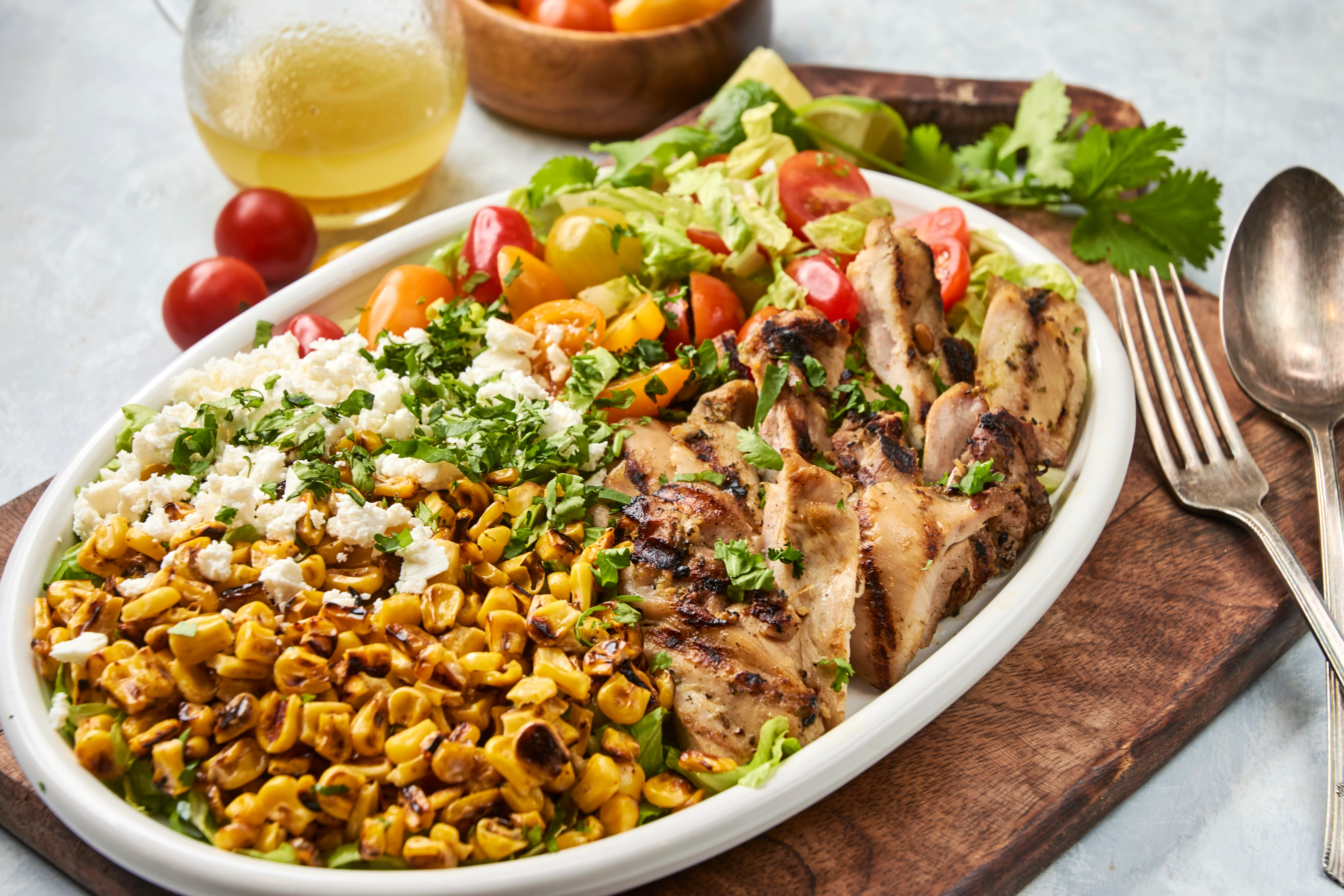 Grilled Tex-Mex Chicken Salad | Mama's Cooking